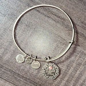 Alex & Ani Silver “Future Mrs." Charm Bracelet